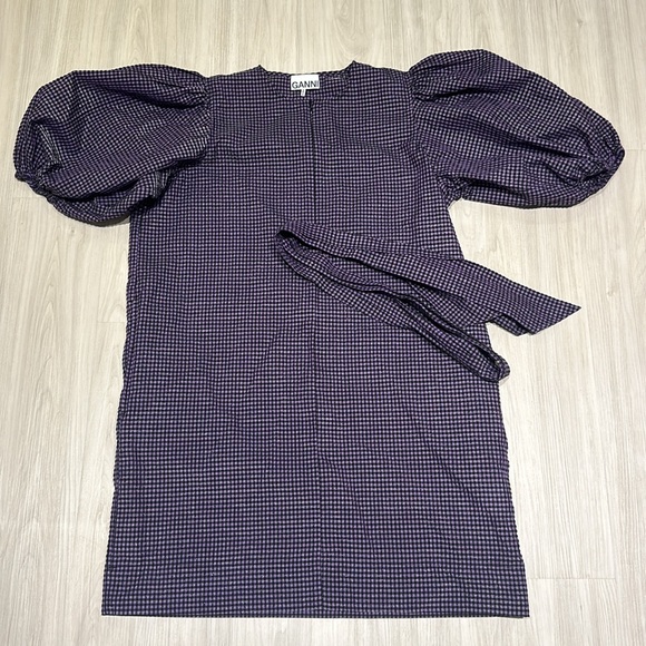GANNI puff sleeves dress - Picture 1 of 11